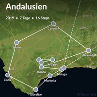 Andalusien-map