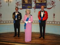 Prinz Charles + Queen Elisabeth II + Prinz Philip