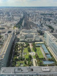 Blick vom Tour Montparnasse - Gare Montparnasse