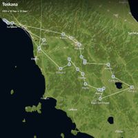 Toskana-map